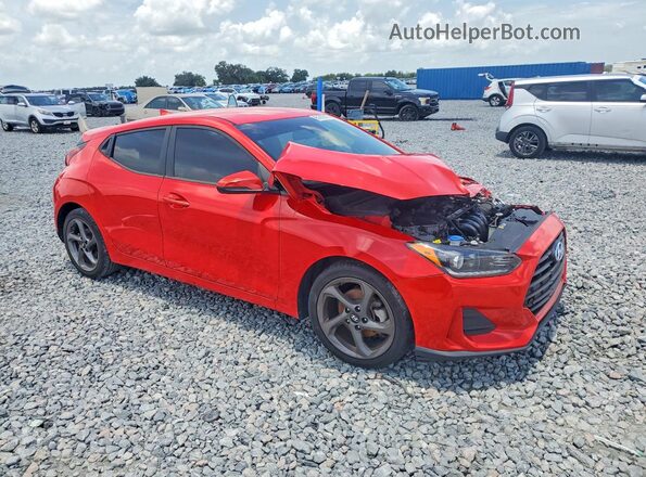KMHTG6AF4KU016952 2019 HYUNDAI VELOSTER Red წინა მარჯვენა