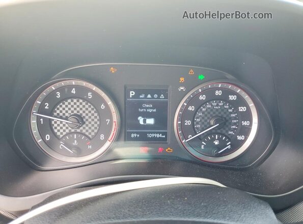 KMHTG6AF5KU004910 2019 HYUNDAI VELOSTER Белый Вид щитка приборов