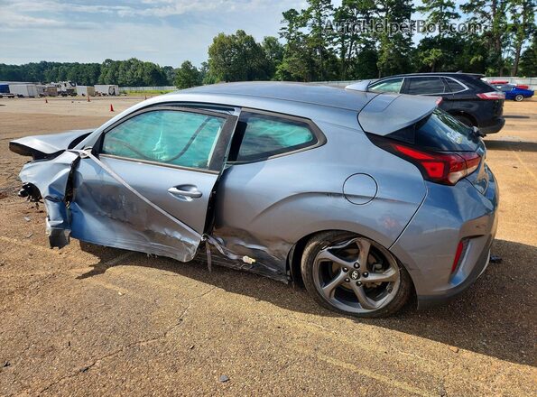 KMHTG6AF5KU017236 2019 HYUNDAI VELOSTER Серебряный Задняя левая четверть