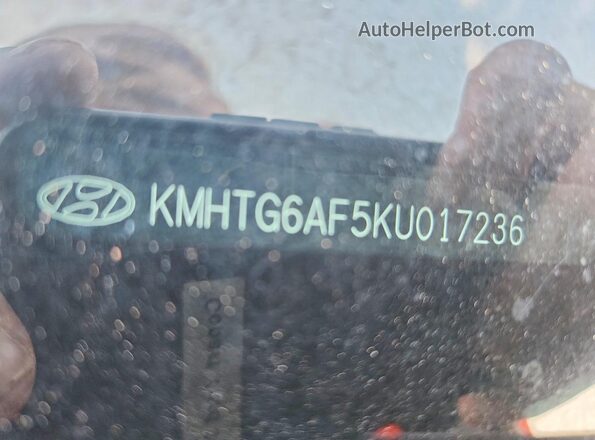KMHTG6AF5KU017236 2019 HYUNDAI VELOSTER Серебряный Вид наклейки с VIN-кодом