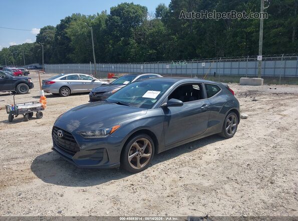 KMHTG6AF5KU017687 2019 HYUNDAI VELOSTER Silver Առջևի ձախ երեք քառորդ տեսարան