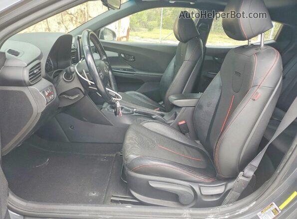 KMHTG6AF5LU030103 2020 HYUNDAI VELOSTER Charcoal Вид салону спереду