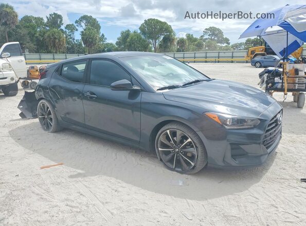 KMHTG6AF5LU030103 2020 HYUNDAI VELOSTER Charcoal Передня права чверть