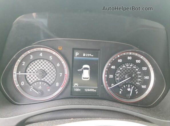 KMHTG6AF5LU030103 2020 HYUNDAI VELOSTER Charcoal Вид щитка приладів