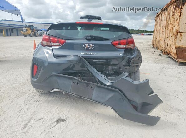 KMHTG6AF5LU030103 2020 HYUNDAI VELOSTER Charcoal Вид ззаду