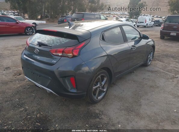 KMHTG6AF6KU013728 2019 HYUNDAI VELOSTER Gray Задня права чверть