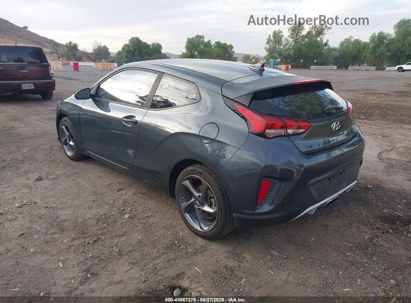 KMHTG6AF6KU013728 2019 HYUNDAI VELOSTER Gray Задня ліва чверть