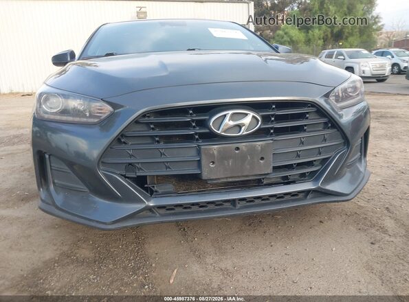 KMHTG6AF6KU013728 2019 HYUNDAI VELOSTER Gray Вид щитка приладів