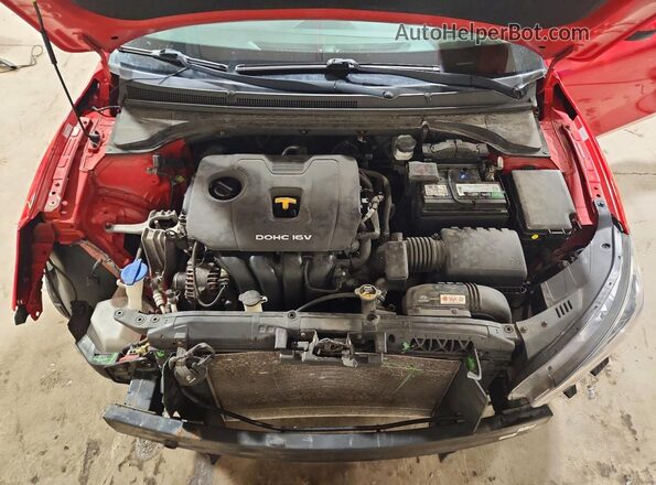 KMHTG6AF6KU016967 2019 HYUNDAI VELOSTER Red Սալոնի հետևի տեսք