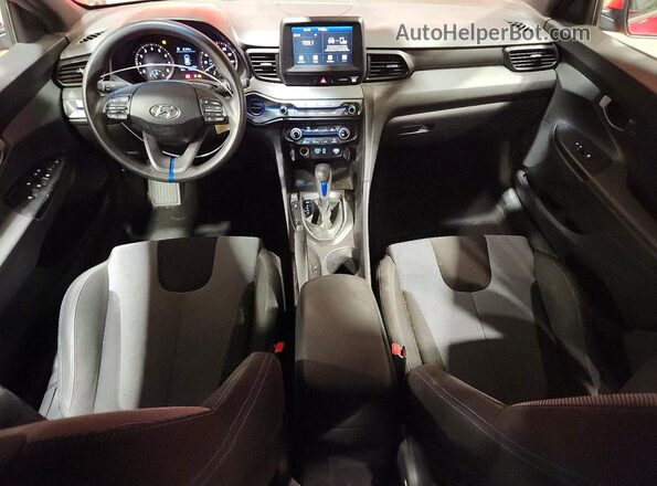 KMHTG6AF6KU016967 2019 HYUNDAI VELOSTER Red Առջևի վահանակի տեսք