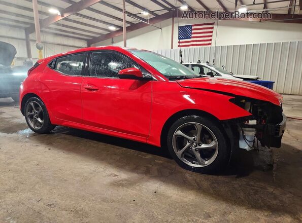 KMHTG6AF6KU016967 2019 HYUNDAI VELOSTER Red Առջևի աջ
