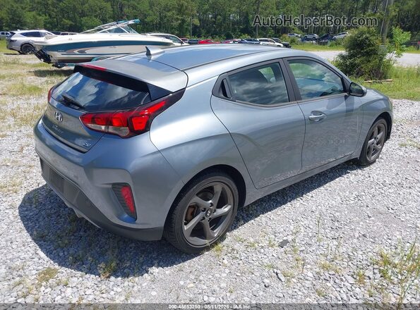 KMHTG6AF6KU017049 2019 HYUNDAI VELOSTER Silver უკანა მარჯვენა