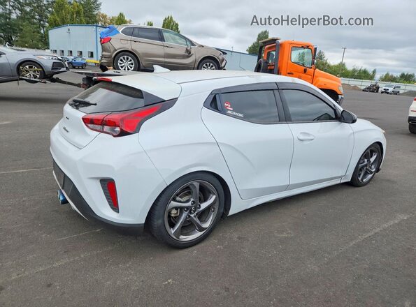 KMHTG6AF8KU019613 2019 HYUNDAI VELOSTER White Tył prawy