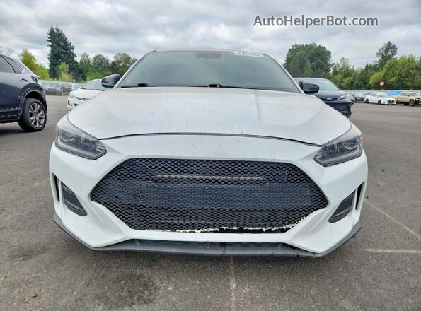 KMHTG6AF8KU019613 2019 HYUNDAI VELOSTER White Widok z przodu