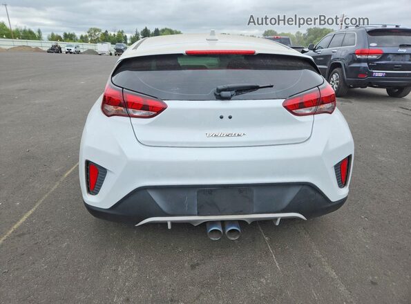 KMHTG6AF8KU019613 2019 HYUNDAI VELOSTER White Widok z tyłu