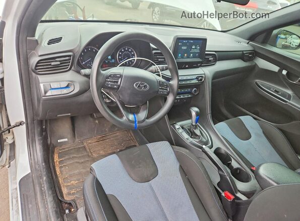 KMHTG6AF8KU019613 2019 HYUNDAI VELOSTER White Widok deski rozdzielczej