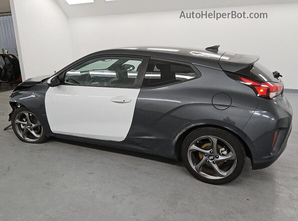 KMHTG6AF9KU019944 2019 HYUNDAI VELOSTER Gray უკანა მარცხენა