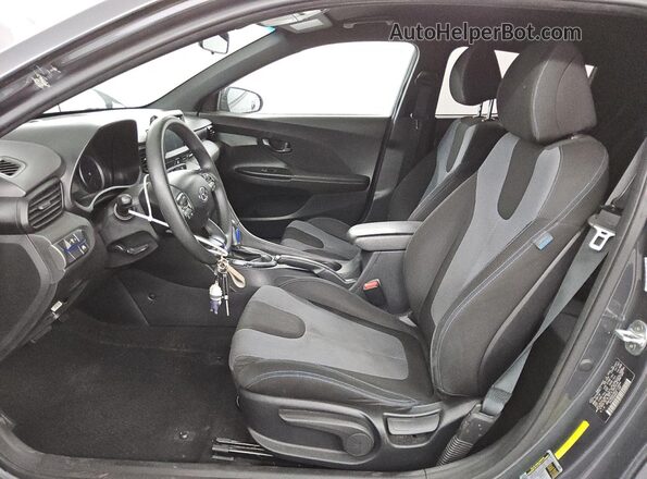 KMHTG6AF9KU019944 2019 HYUNDAI VELOSTER Gray წინა სალონის ხედი