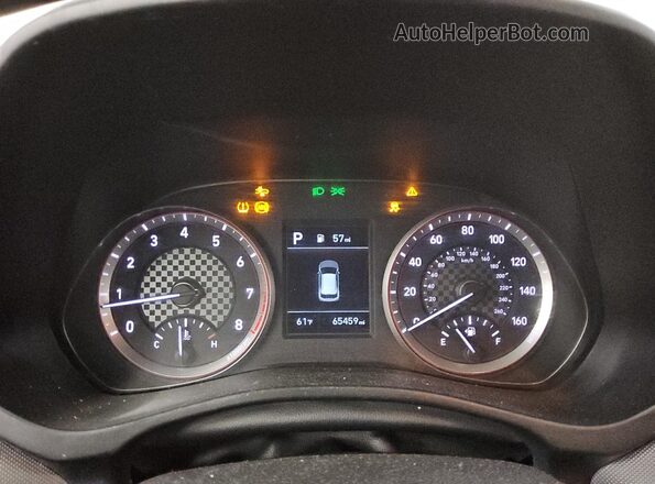 KMHTG6AF9KU019944 2019 HYUNDAI VELOSTER Gray ხელსაწყოთა პანელის ხედი