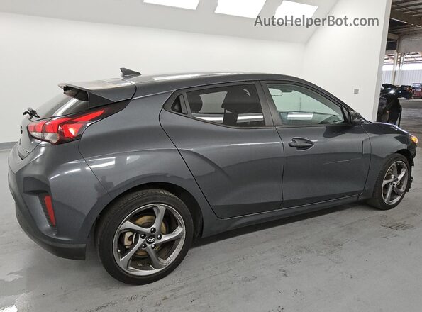 KMHTG6AF9KU019944 2019 HYUNDAI VELOSTER Gray 