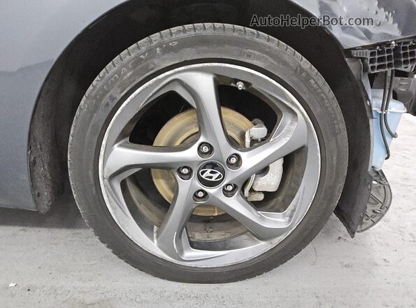 KMHTG6AF9KU019944 2019 HYUNDAI VELOSTER Gray 