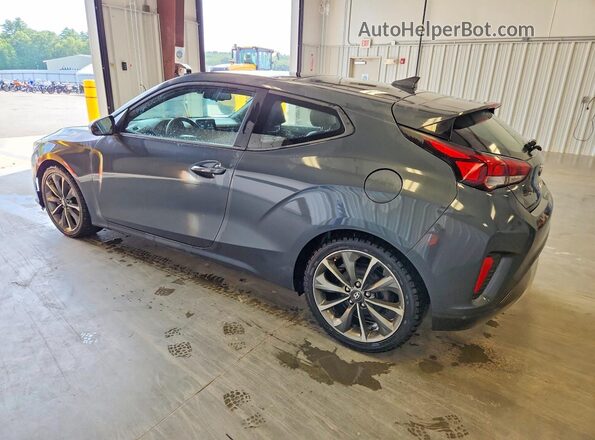 KMHTG6AFXKU002134 2019 HYUNDAI VELOSTER Gray Rear left