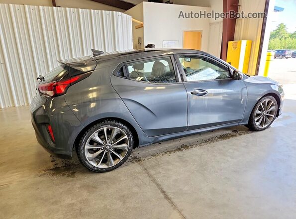 KMHTG6AFXKU002134 2019 HYUNDAI VELOSTER Gray Rear right