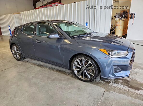 KMHTG6AFXKU002134 2019 HYUNDAI VELOSTER Gray Front right