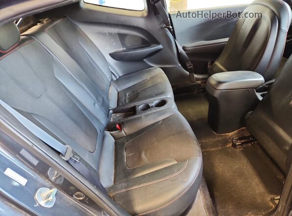 KMHTG6AFXKU002134 2019 HYUNDAI VELOSTER Gray Rear seats view