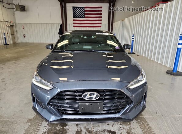KMHTG6AFXKU002134 2019 HYUNDAI VELOSTER Gray 360 interior view