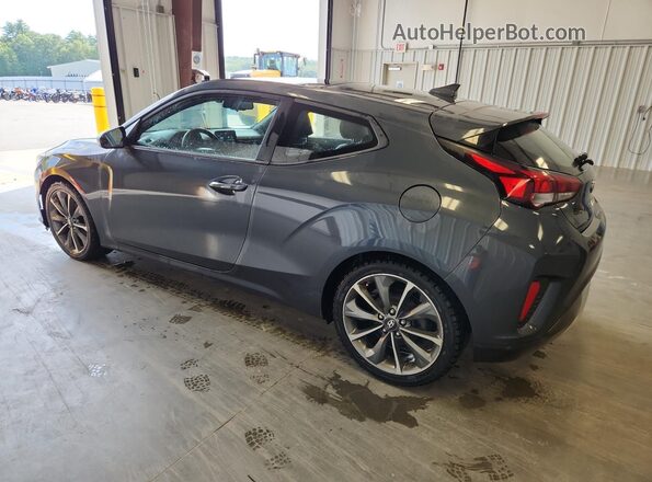 KMHTG6AFXKU002134 2019 HYUNDAI VELOSTER Gray 