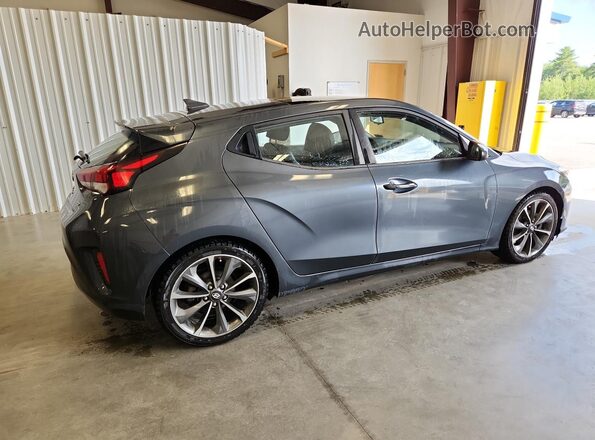 KMHTG6AFXKU002134 2019 HYUNDAI VELOSTER Gray 
