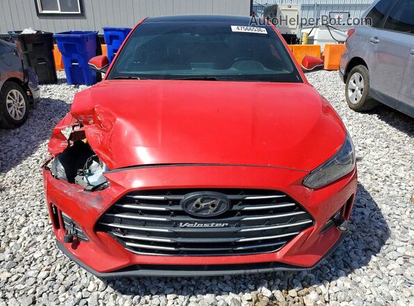 KMHTG6AFXKU014140 2019 HYUNDAI VELOSTER Red Vista frontal