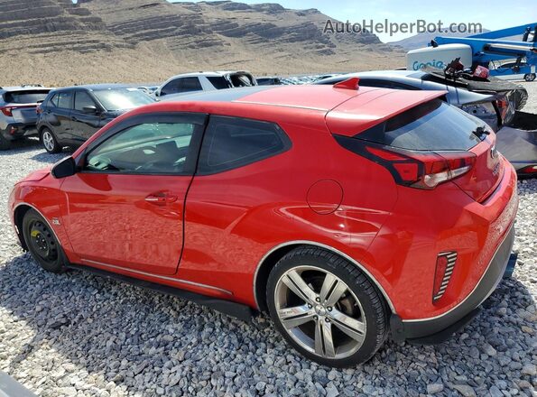 KMHTG6AFXKU014140 2019 HYUNDAI VELOSTER Red Trasero izquierdo
