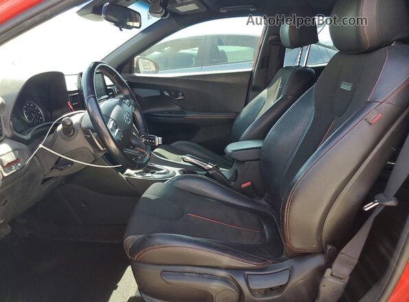 KMHTG6AFXKU014140 2019 HYUNDAI VELOSTER Red Vista interior delantera