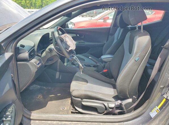 KMHTG6AFXKU016888 2019 HYUNDAI VELOSTER Серый Вид салона спереди