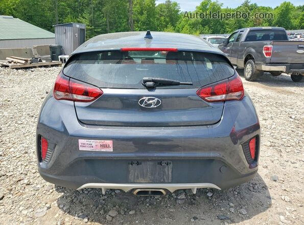 KMHTG6AFXKU016888 2019 HYUNDAI VELOSTER Серый Вид сзади