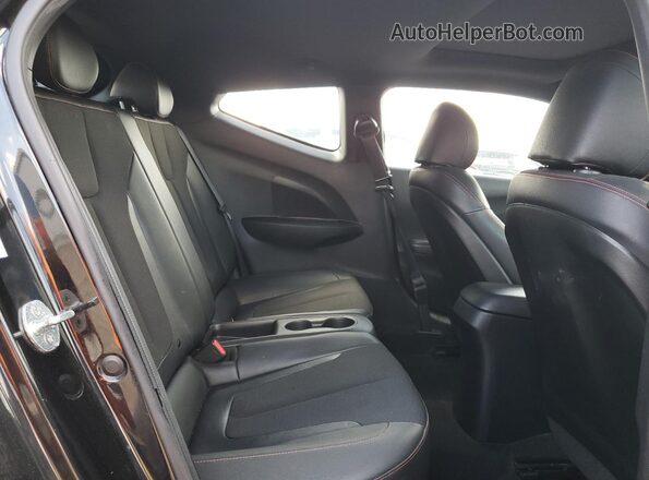 KMHTG6AFXLU022322 2020 HYUNDAI VELOSTER Black Հետևի նստատեղերի տեսք