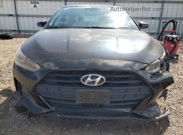KMHTG6AFXLU022322 2020 HYUNDAI VELOSTER Black Դիմացի տեսք