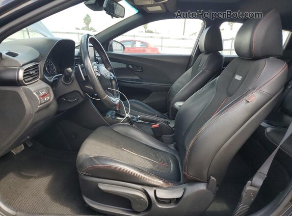 KMHTG6AFXLU022322 2020 HYUNDAI VELOSTER Black Սալոնի դիմացի տեսք