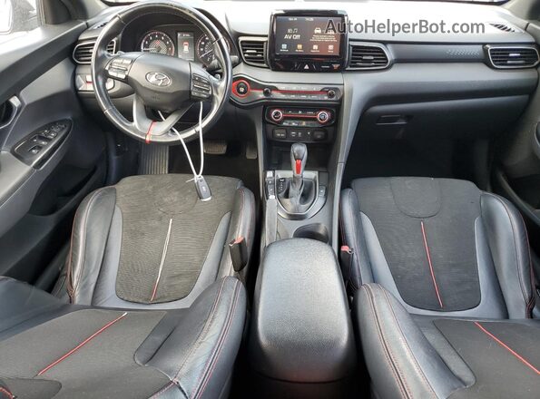 KMHTG6AFXLU022322 2020 HYUNDAI VELOSTER Black Առջևի վահանակի տեսք