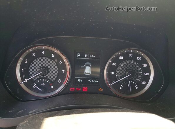 KMHTG6AFXLU022708 2020 HYUNDAI VELOSTER Black Vista del cuadro de instrumentos