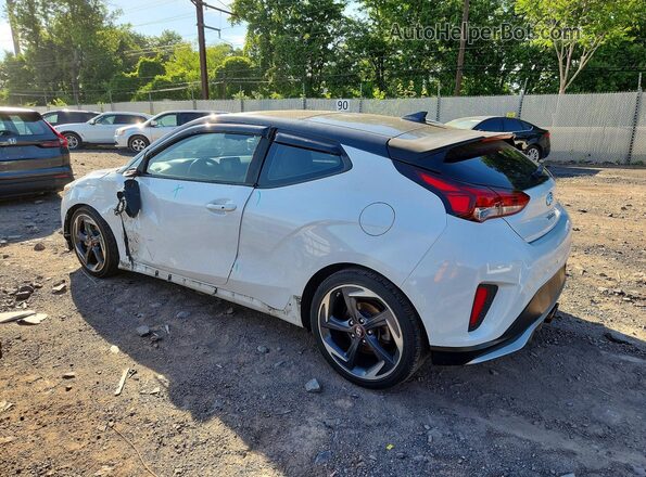 KMHTH6AB0KU004193 2019 HYUNDAI VELOSTER White Задня ліва чверть