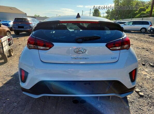 KMHTH6AB0KU004193 2019 HYUNDAI VELOSTER White Вид ззаду