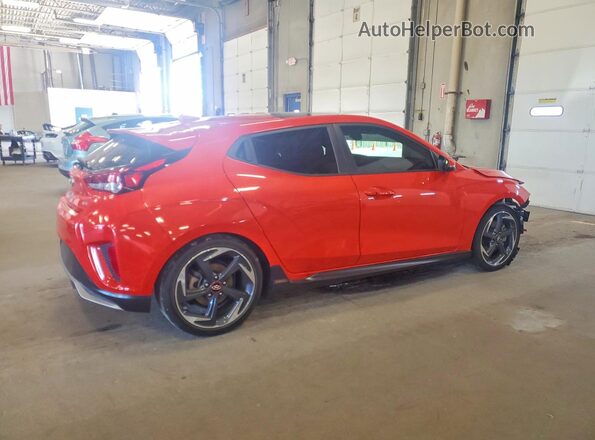 KMHTH6AB2KU011954 2019 HYUNDAI VELOSTER Orange Հետևի աջ