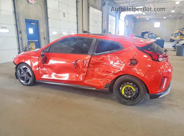 KMHTH6AB2KU011954 2019 HYUNDAI VELOSTER Orange Հետևի ձախ