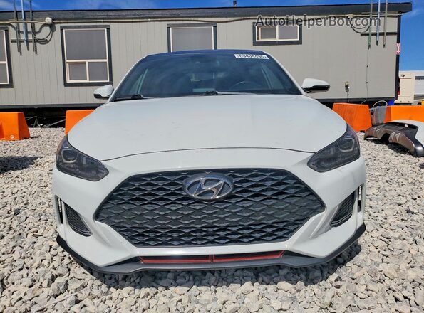 KMHTH6AB2KU012733 2019 HYUNDAI VELOSTER White Front view