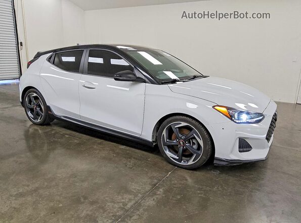 KMHTH6AB3KU015883 2019 HYUNDAI VELOSTER White Przód prawy