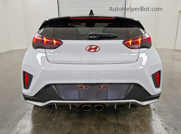 KMHTH6AB3KU015883 2019 HYUNDAI VELOSTER White Widok z tyłu