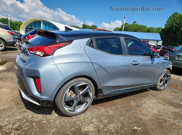 KMHTH6AB4LU024495 2020 HYUNDAI VELOSTER Gray Trasero derecho
